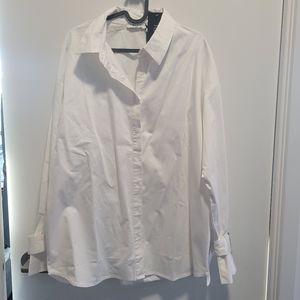 Oversized button-up